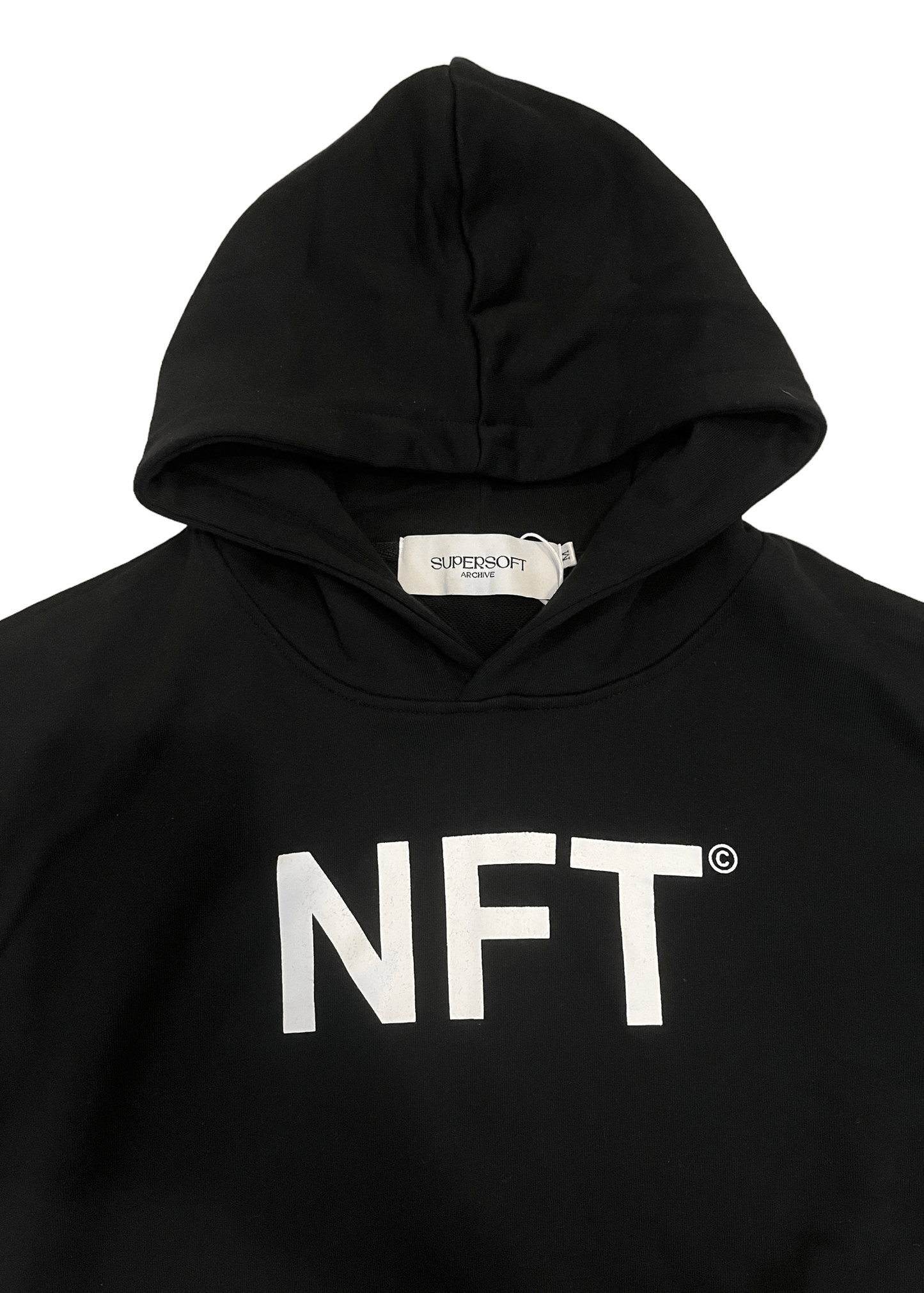 NFT HOODIE BLACK/WHITE