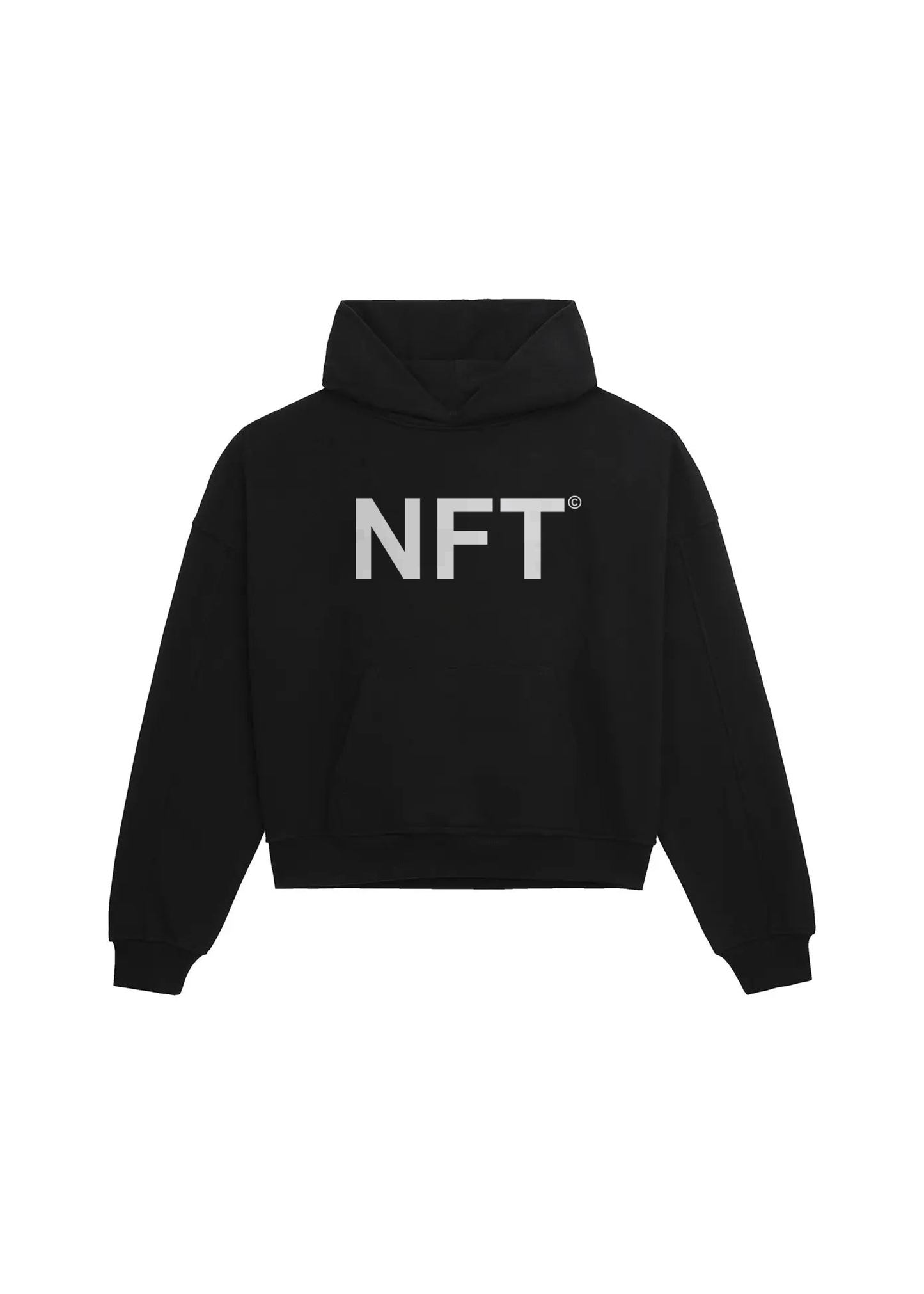 NFT HOODIE BLACK/WHITE