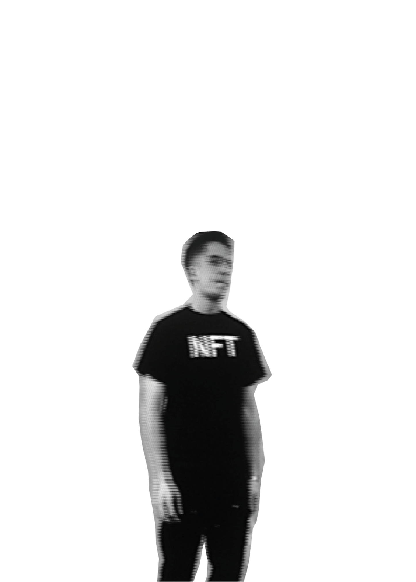 NFT TEE BLACK/WHITE