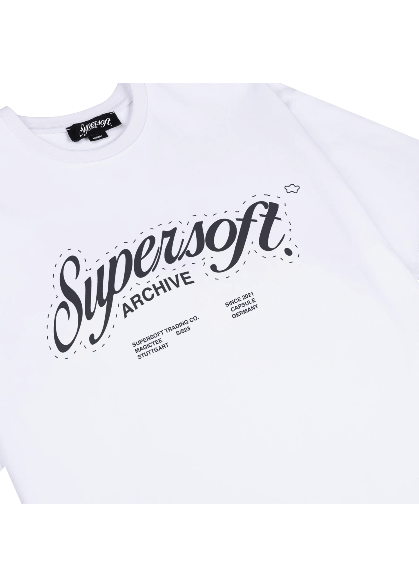 MAGIC TEE WHITE/BLACK